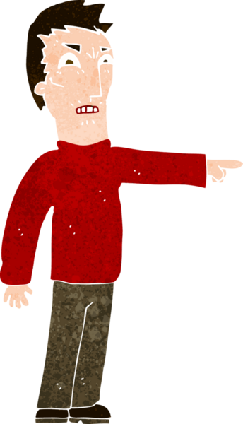 Bir insan tarafından çizilmiş kızgın bir adam.