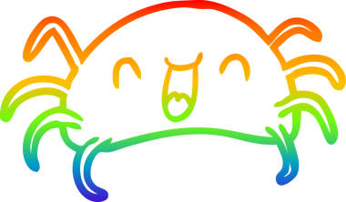 Bir insan tarafından çizilen cadılar bayramı örümceğinin çizimi