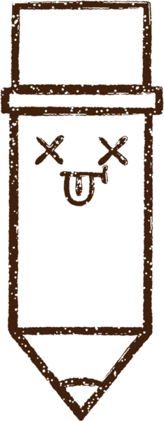 Bir insan tarafından çizilmiş kalem kömürü.