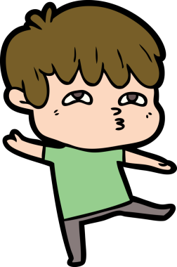 Bir insan tarafından çizilmiş garip bir adam.