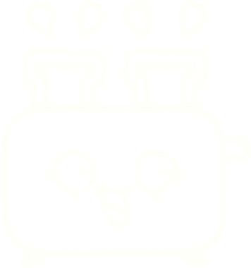 Bir insan tarafından çizilen tost makinesi tebeşiri