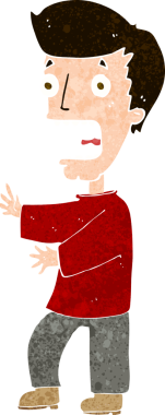 Bir insan tarafından çizilmiş karikatür.