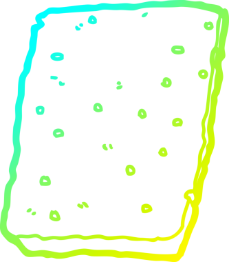Bir insan tarafından çizilmiş bir çizgi film bisküvisi.