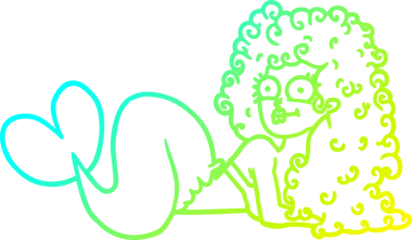 Bir insan tarafından çizilen karikatür çizimi.