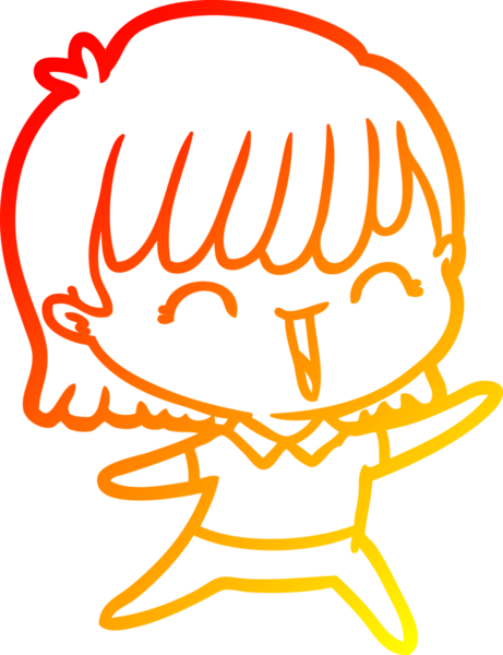 Bir insan tarafından çizilmiş bir karikatür kadın çizimi