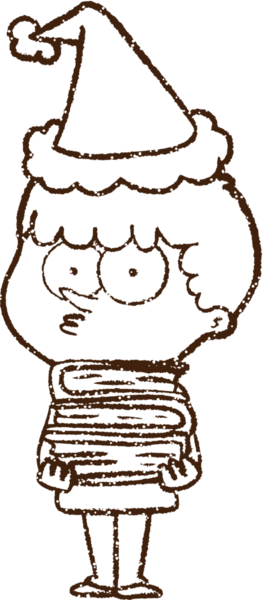 Bir insan tarafından çizilen neşeli Kömür Dostu