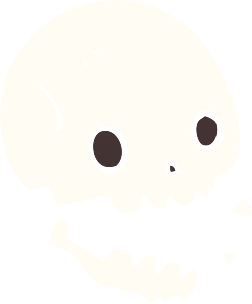 Bir insan tarafından çizilmiş düz renkli karikatür.