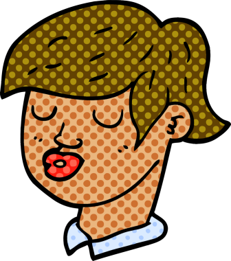 bir insan tarafından çizilmiş karalama içeriği yüz