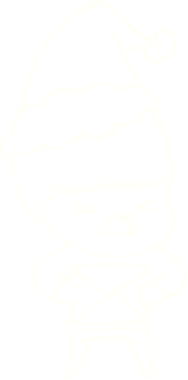 Bir insan tarafından çizilen Noel Adam Tebeşiri