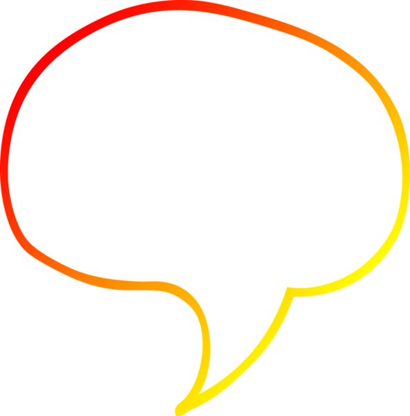 Bir insan tarafından çizilmiş bir karikatür konuşma baloncuğunun sıcak çizgi çizimi