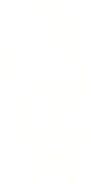 Bir insan tarafından çizilen Noel Adam Tebeşiri