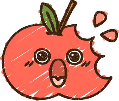 Bir insan tarafından çizilen Elma Tebeşiri