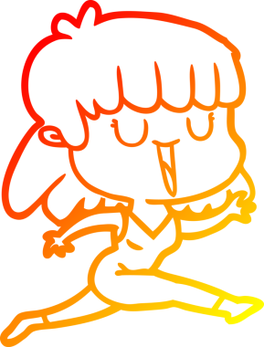 Bir insan tarafından çizilmiş bir karikatür kadın çizimi