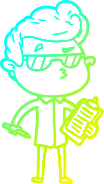 Bir insan tarafından çizilmiş karikatür karikatürü.