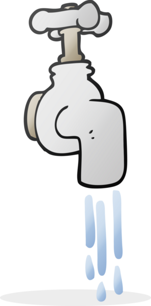 Bir insan tarafından çizilmiş musluk çizimi