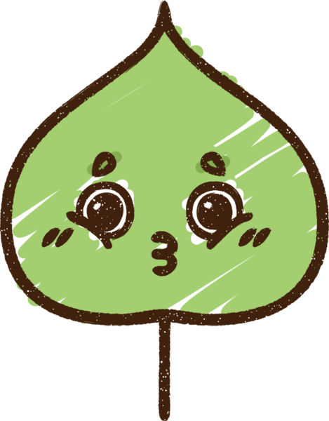 Bir insan tarafından çizilen Yaprak Tebeşiri