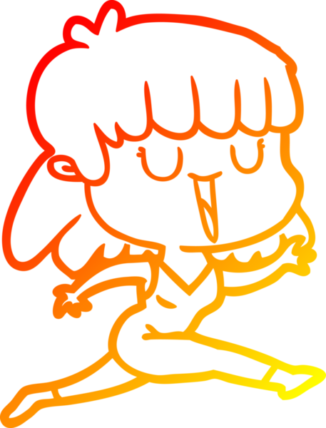 Bir insan tarafından çizilmiş bir karikatür kadın çizimi