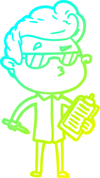 Bir insan tarafından çizilmiş karikatür karikatürü.