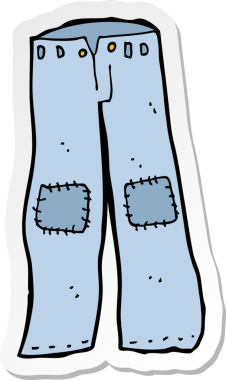 Bir insan tarafından çizilmiş eski bir kotun yapıştırması.