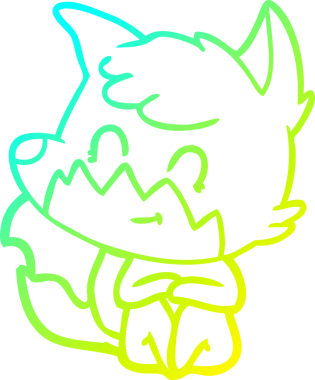 Bir insan tarafından çizilmiş soğuk hava çizgisi.