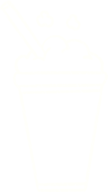 Bir insan tarafından çizilen buzlu içecek tebeşiri.