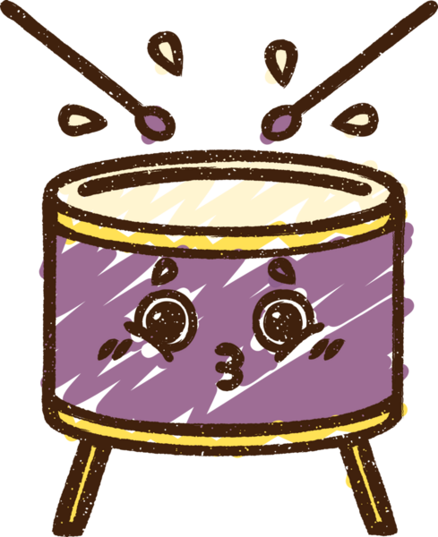 Bir insan tarafından çizilen Davul Tebeşiri