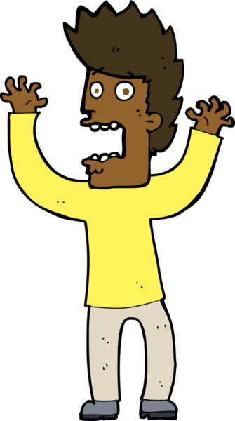 Bir insan tarafından çizilmiş karikatür.