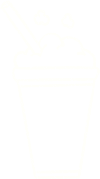 Bir insan tarafından çizilen buzlu içecek tebeşiri.