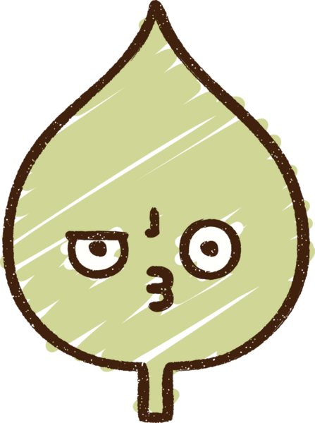 Bir insan tarafından çizilen Yaprak Tebeşiri