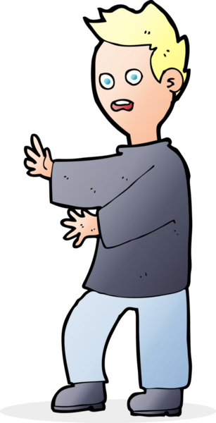 Bir insan tarafından çizilmiş bir karikatür.