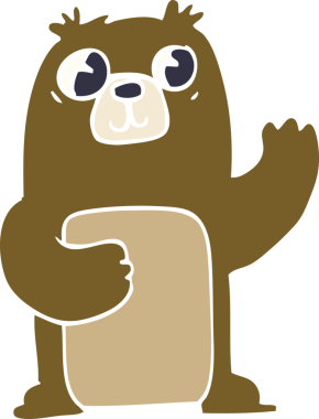 Bir insan tarafından çizilmiş çizgi film karalaması.