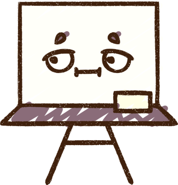 Bir insan tarafından çizilen Whiteboard Tebeşiri