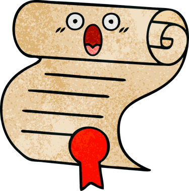 Bir insan tarafından çizilen kontratın retro grunge doku karikatürü