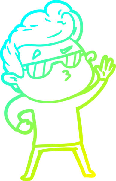 Bir insan tarafından çizilmiş karikatür karikatürü.