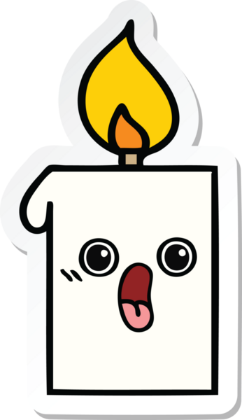 Bir insan tarafından çizilmiş şirin bir çizgi filmin çıkartması.