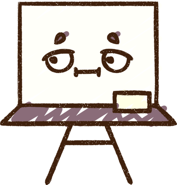 Bir insan tarafından çizilen Whiteboard Tebeşiri