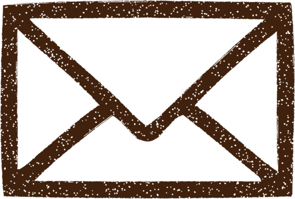 Bir insan tarafından çizilmiş Posta Sembolü Kömür Çizimi