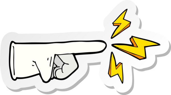 Bir insan tarafından çizilmiş lastik eldiven etiketi.