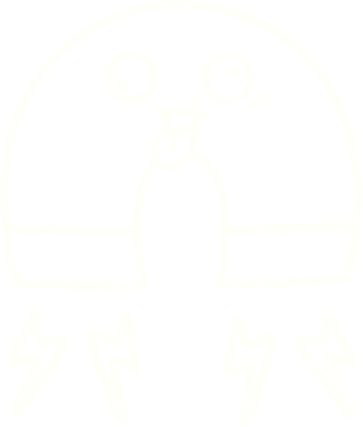 Bir insan tarafından çizilen mıknatıs tebeşiri