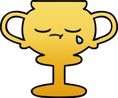 Bir insan tarafından çizilmiş bir kupanın gölgelenmiş karikatürü