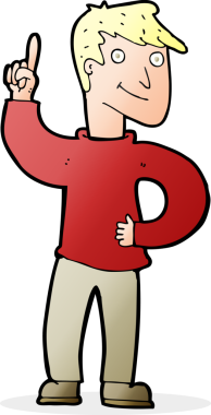 Bir insan tarafından çizilmiş harika bir fikri olan çizgi film adamı.