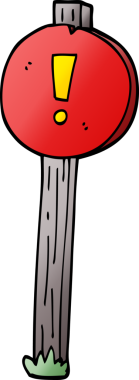 Bir insan tarafından çizilmiş çizgi film çizimi.