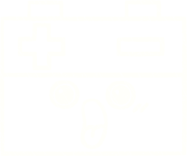 Bir insan tarafından çizilmiş pil tebeşiri.