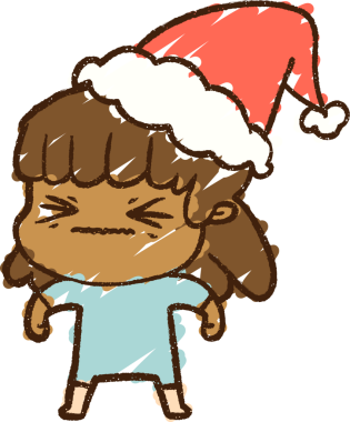 Bir insan tarafından çizilen Noel Kadın Tebeşiri