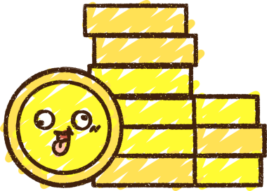 Bir insan tarafından çizilen Para Yığını Tebeşiri