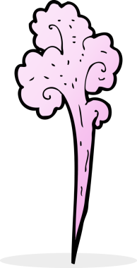 Bir insan tarafından çizilmiş rüzgarın karikatür rüzgarı