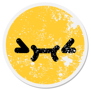 Bir insan tarafından çizilmiş bir çember.