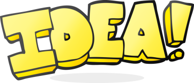 Bir insan tarafından çizilmiş serbest çizim fikri sembolü