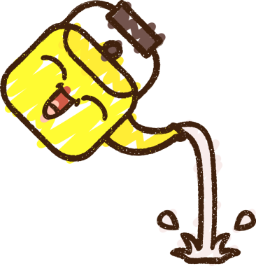 Bir insan tarafından çizilen Çaydanlık Tebeşiri