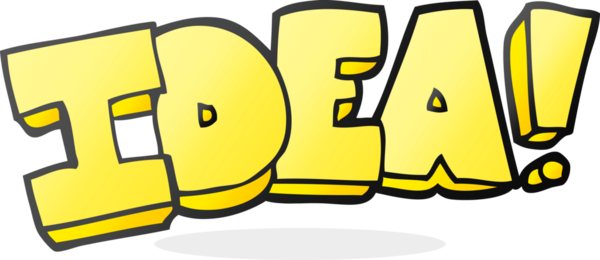 Bir insan tarafından çizilmiş serbest çizim fikri sembolü